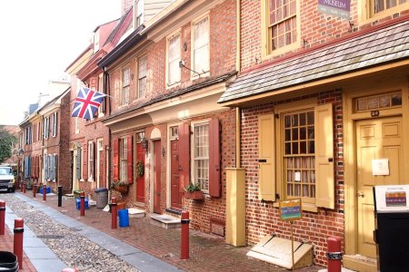 Elfreth&#039;s Alley, het oudste bewoonde straatje van de VS